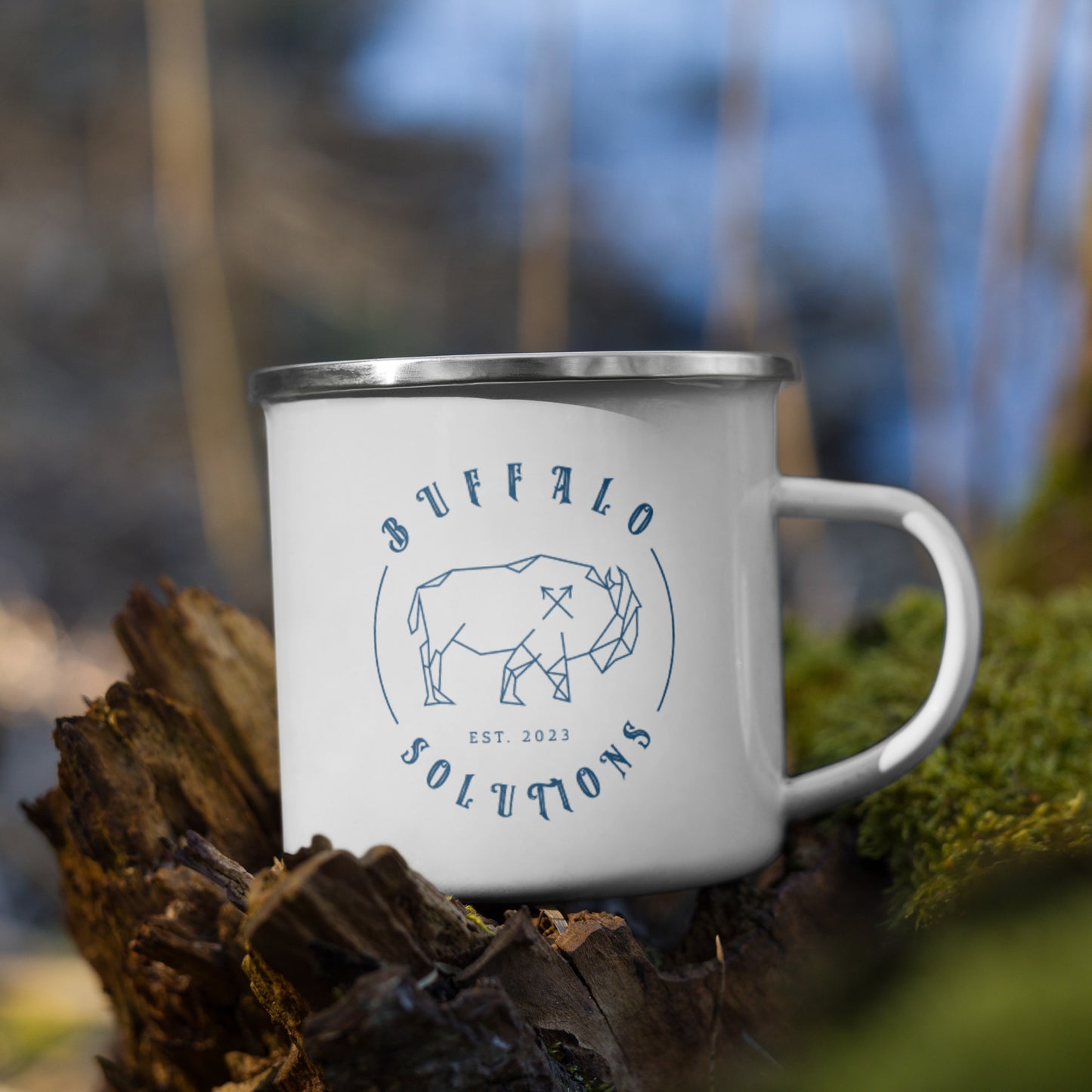 Buffalo Solutions Enamel Mug
